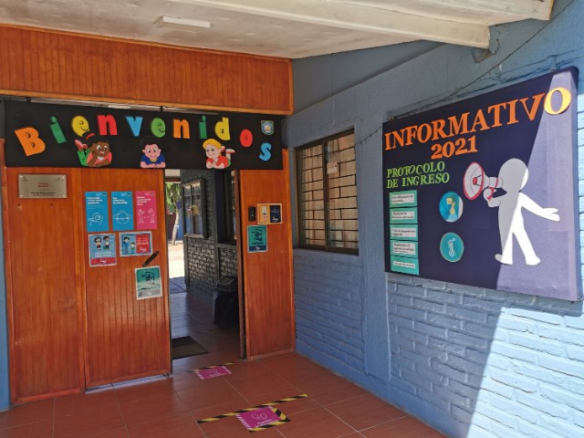 Digitalisierung Grundschulen Peumo Innenansicht Bienvenido