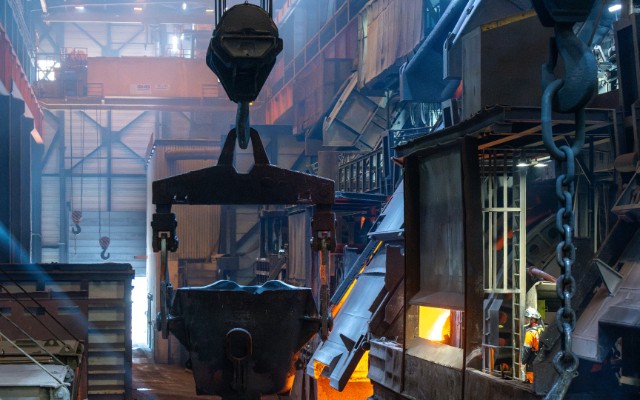 Aurubis smelter in Hamburg