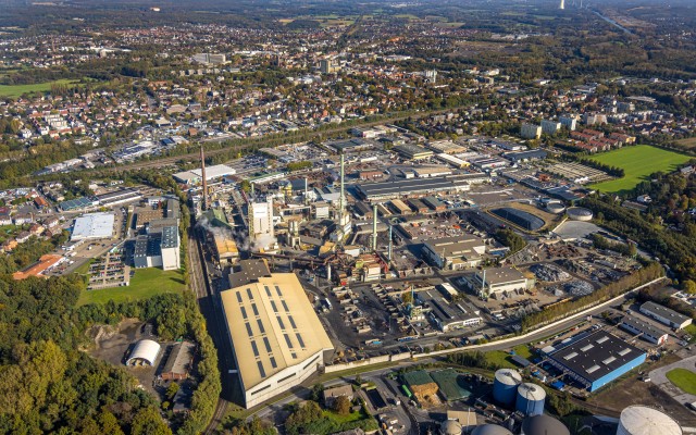 Aurubis Standort Lünen Werksansicht Luftaufnahme
